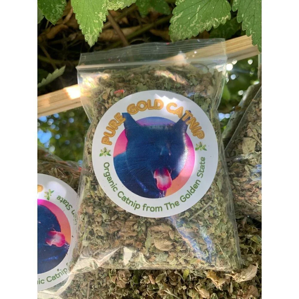 PURE GOLD Catnip Organically Grown & Harvested Pure Californian Catnip 4